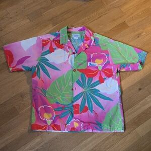 Tropical Floral Short Sleeve Shirt